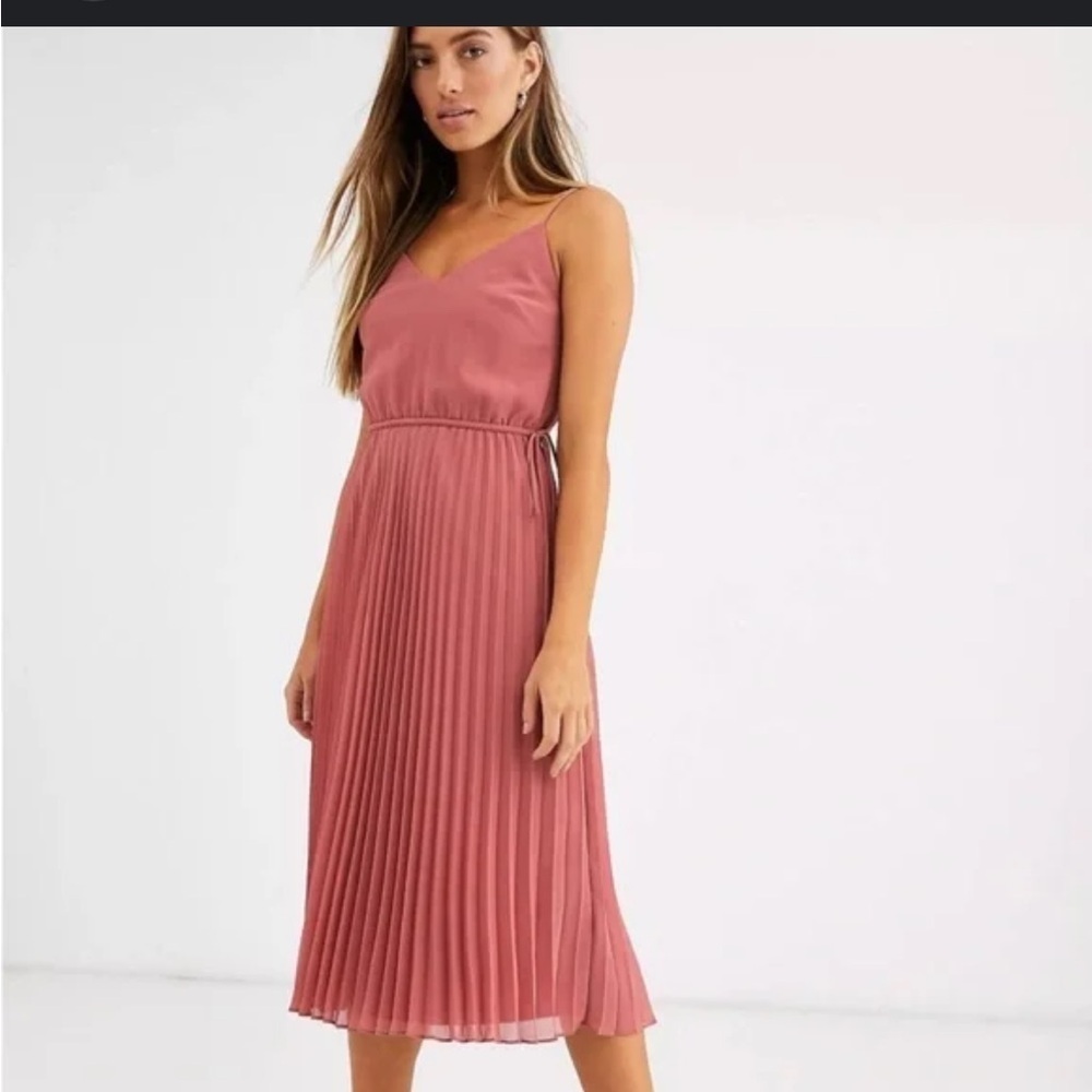 ASOS midi pleated dress size 6
